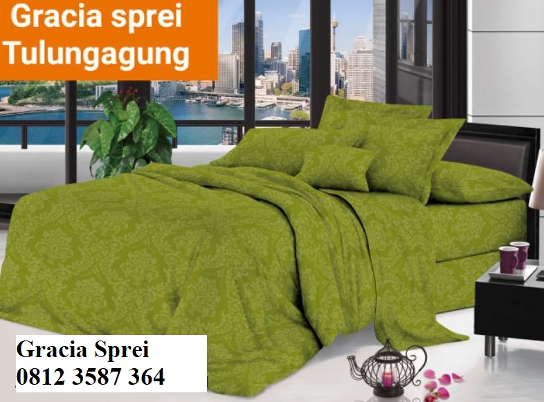<p>Sprei Embos Polos Green dengan bahan katun halu